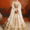Malai Barfi Lehenga With Cape Set