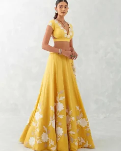Mango Yellow Lehenga Set
