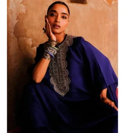 Mannat Zardozi Embroidered Kaftan Set