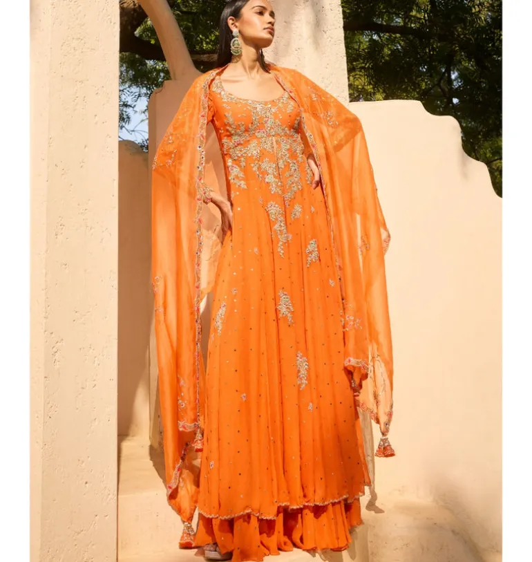Marigold Muse Kalidaar Suit