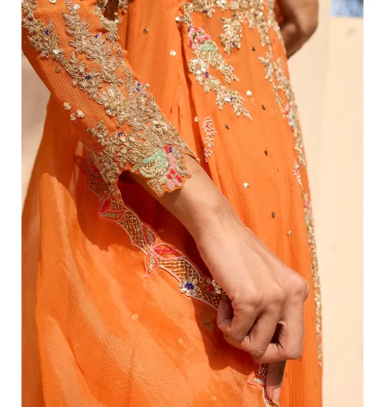 Marigold Muse Kalidaar Suit