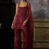 Maroon Kurti Pant Set