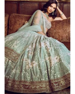Matsya's Water Lillis Lehenga Set