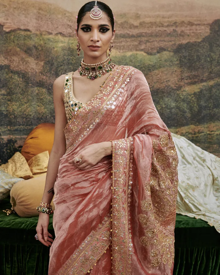 Mayur Shilp Sari Set