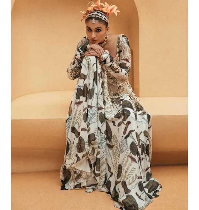 Meadow Blossom Anarkali Set