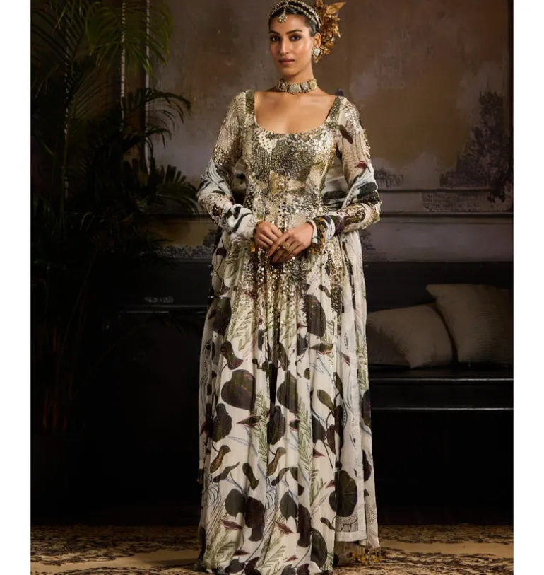 Meadow Blossom Anarkali Set