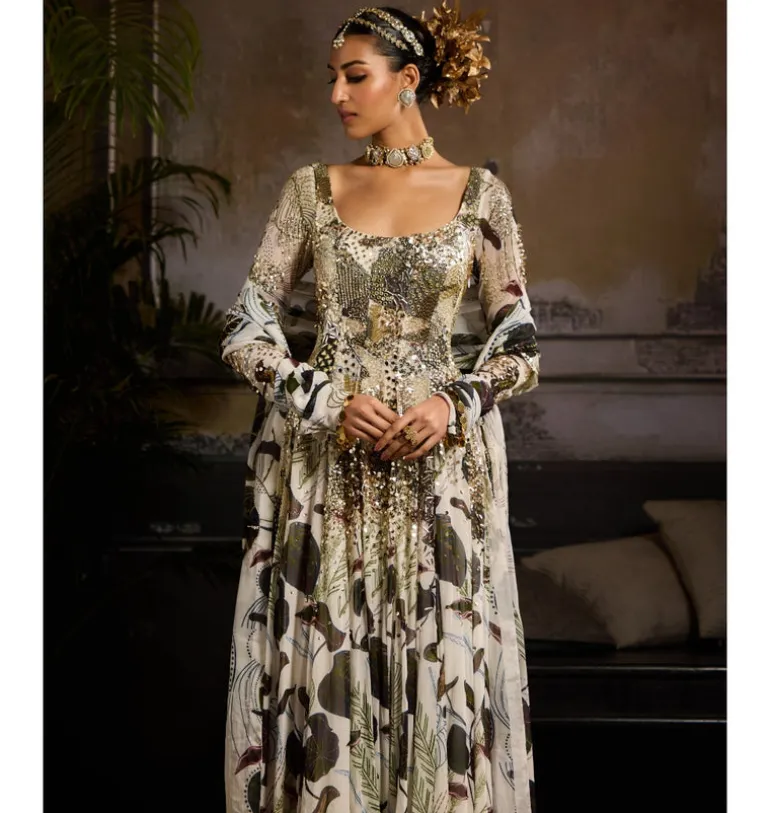 Meadow Blossom Anarkali Set