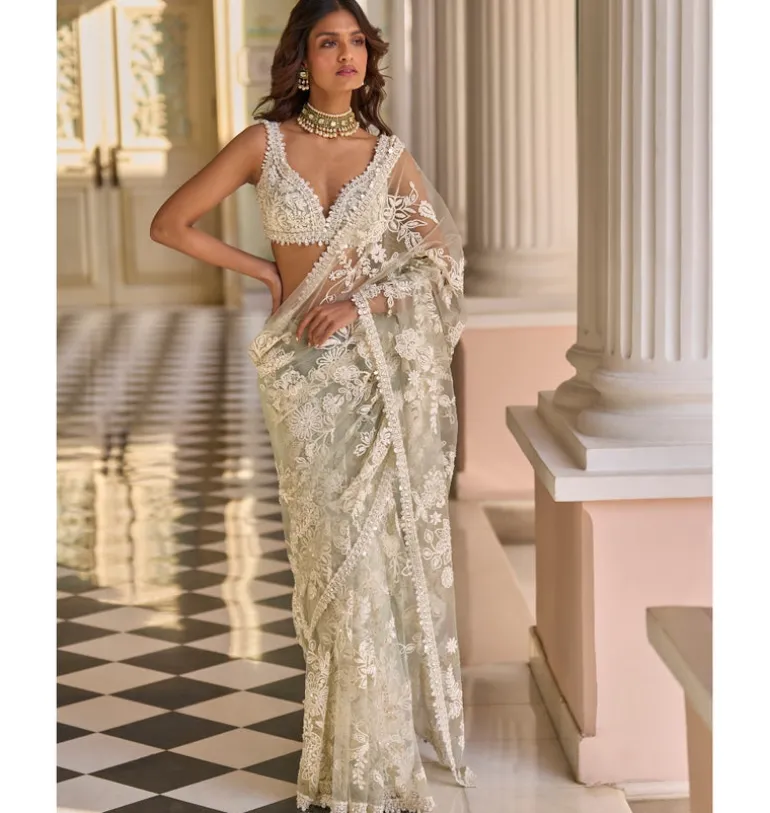 Mint Green Dori Sari