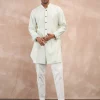 Mint Green Inara Motif Foe & Sb Kurta Set