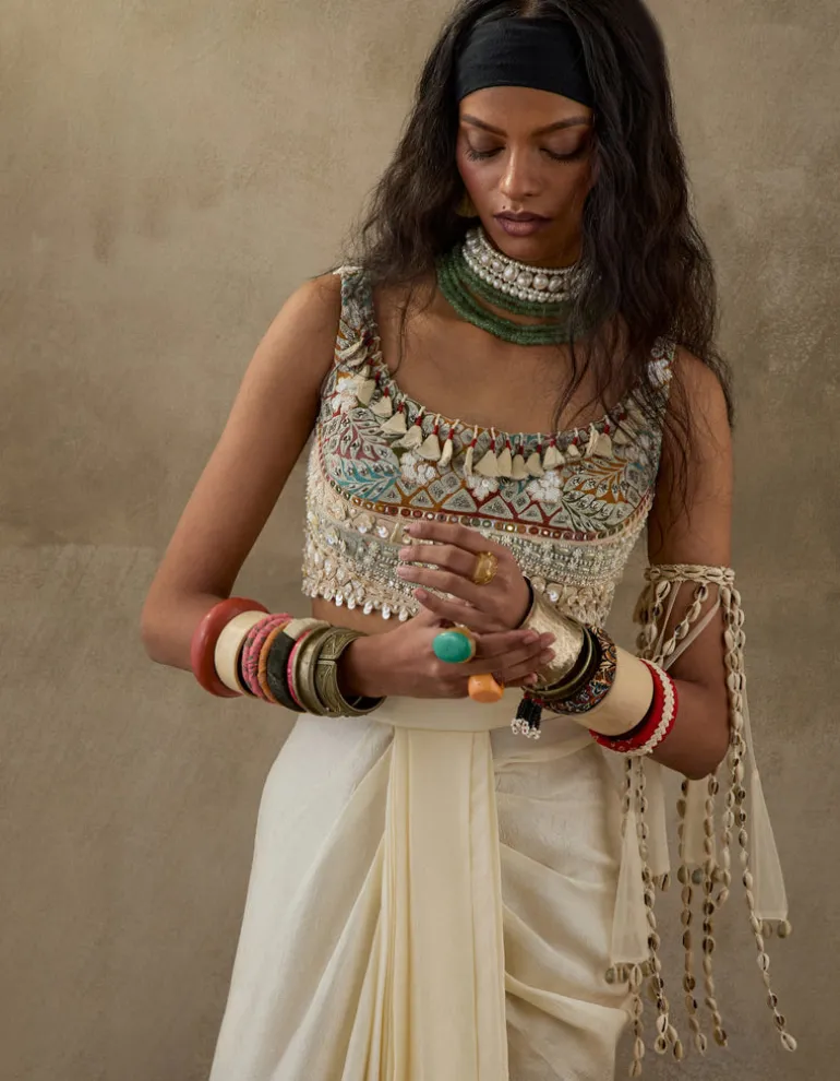 Mogra Noori Skirt Set