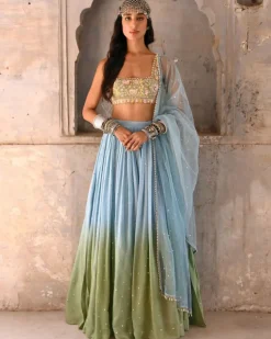 Monet Ombré Lehenga Set