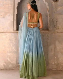 Monet Ombré Lehenga Set