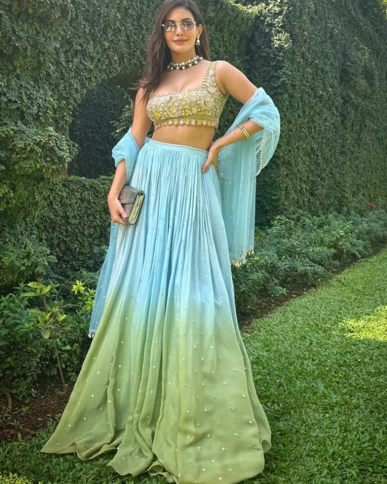 Monet Ombré Lehenga Set