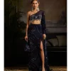 Moonlit Navy Skirt Set