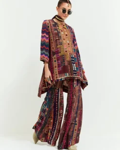 Multi Color Mitra Short Kurta Set