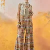 Multi Veni Dupatta Jacket Set