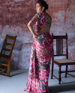 Multicolor Amayra Sari Set