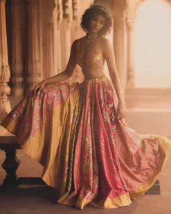 Multicolor Ode to Rajasthan Lehenga Set