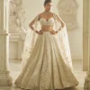 Multi-Colored Three-Dimensional Lehenga Set