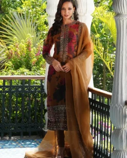 Mustard Floral Kurti Set