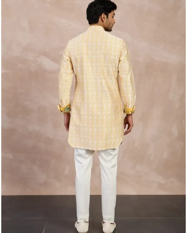 Mustard Yellow Maze Foe Kurta Set
