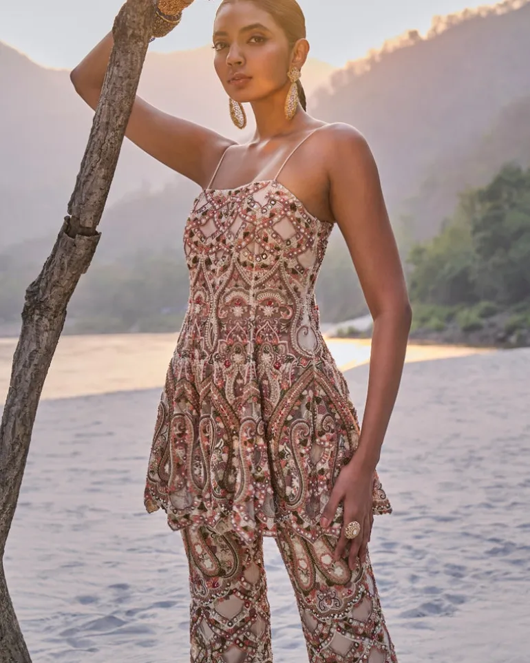 Naaz Peplum Set