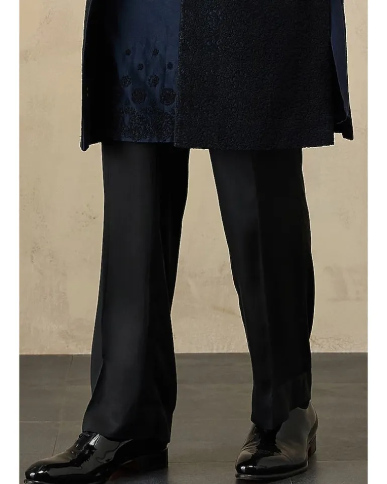 Navy Blue Double Shaded Kurta Set