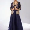 Navy Unnati Lehenga Set