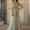 Neha Myriad Coat Skirt Set