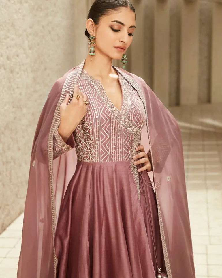 Neo-Classic Angrakha Kurta Set