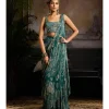 Ocean Breeze Skirt Sari Set