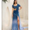 Ocean Whisper Drape Sari Set