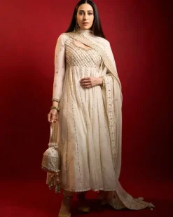 Off-White Karishma Classic Anarkali Set