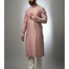 Old Rose Pink Pure Silk Bandhani Printed Kurta Set
