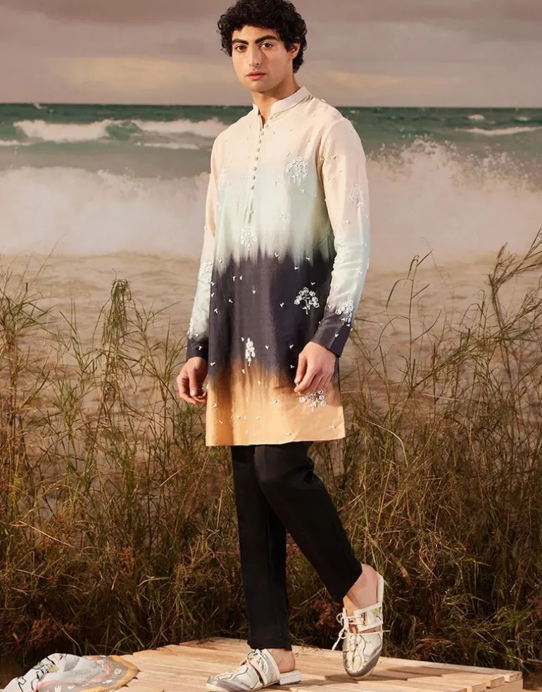 Ombre Bloom Kurta Set