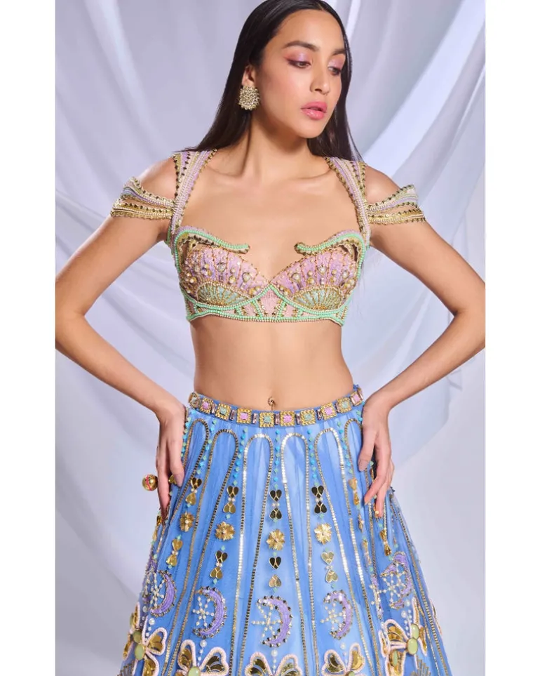 Once In A Blue Moon Lehenga Set