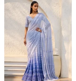Opal Mirage Lehenga Sari Set