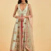 Organza Silk Anarkali Set