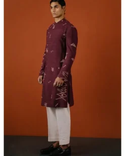 Oxblood Nirmalya Kurta Set