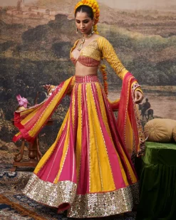 Padma Peet Lehenga Set