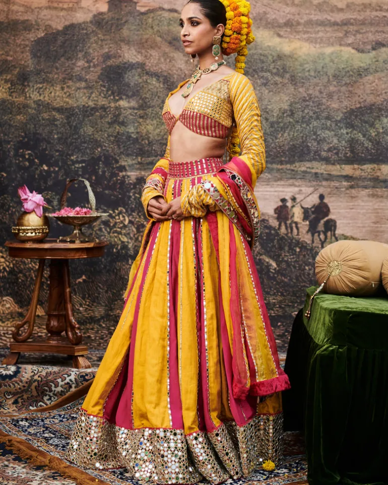 Padma Peet Lehenga Set