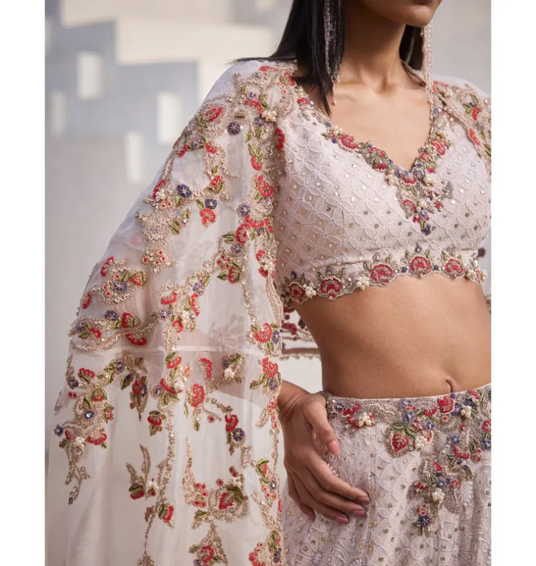 Paisley Dream Chikankari Lehenga Set