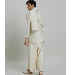 Parallel Ivory Shirt and Trouser Set