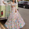 Pastel Floral Lehenga Set
