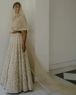 Pearl & Cutdana Lehenga