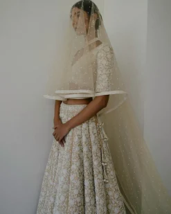 Pearl & Cutdana Lehenga