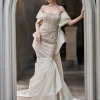 Pebble White Gown