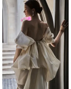 Pebble White Gown