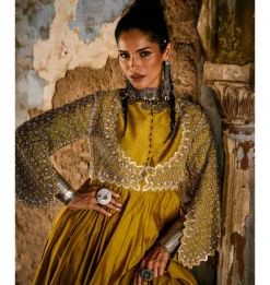 Phalghuni Zardozi Anarkali Set