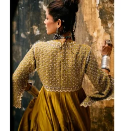 Phalghuni Zardozi Anarkali Set